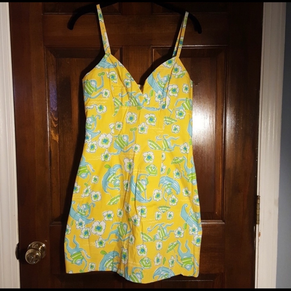 Lilly Pulitzer blue monkey